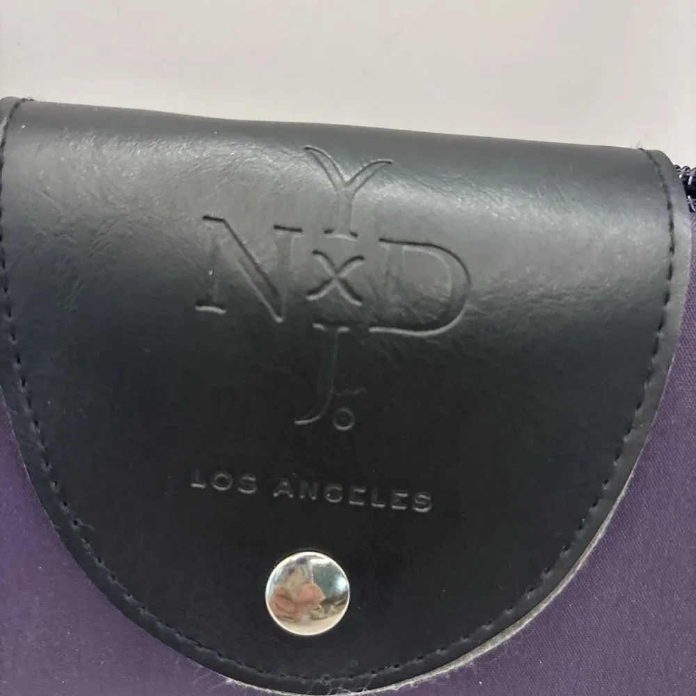 Not Your Daughters Jeans Purple Nylon Foldable Tote Bag 15”X16”
